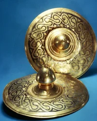 Lokk (gull innlagt med sølv)